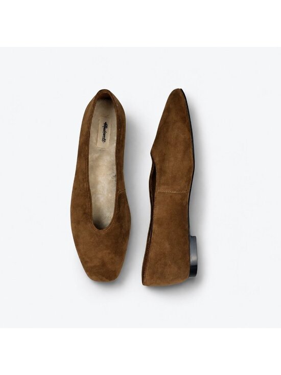 Madewell Shoes - Madewell The Mylie Ballet Flat Warm Chestnut Brown Suede Women’s 7M NWOB